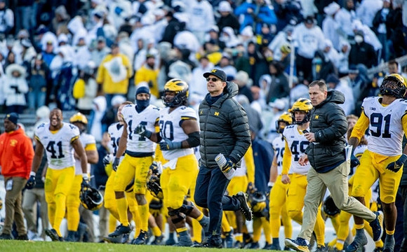 Jim Harbaugh and Michigan Team