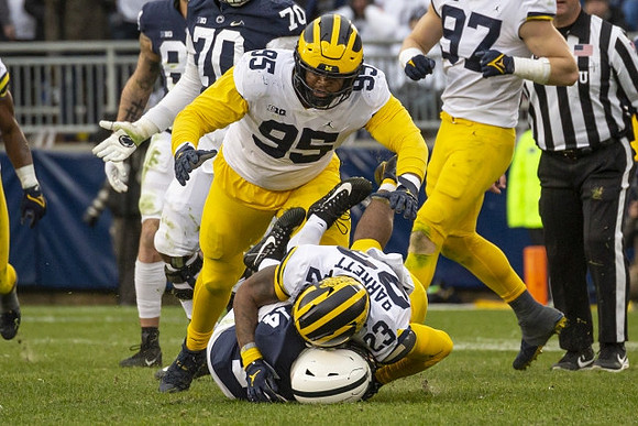 Michael Barrett (23), Donovan Jeter (95), and Aidan Hutchinson (97)