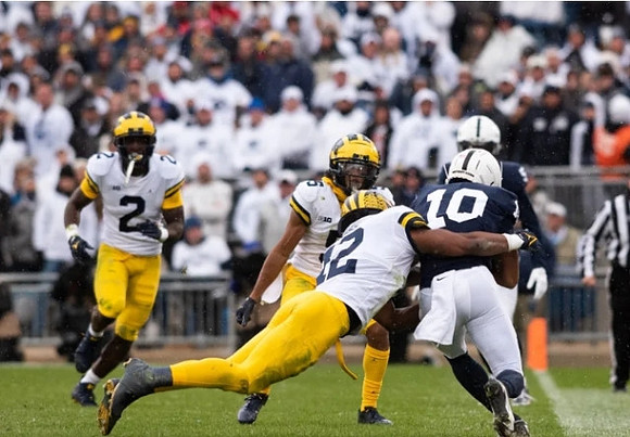 Brad Hawkins (2), Junior Colson (25), and Josh Ross (12)