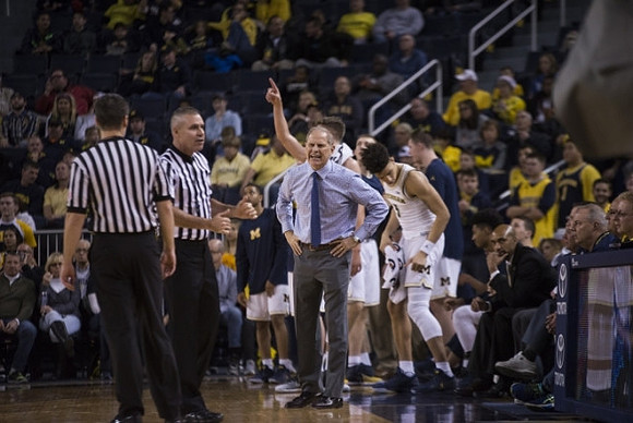 John Beilein and D.J. Wilson (5)