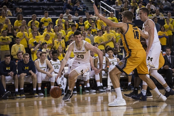 Sean Lonergan (20) and Duncan Robinson (22)