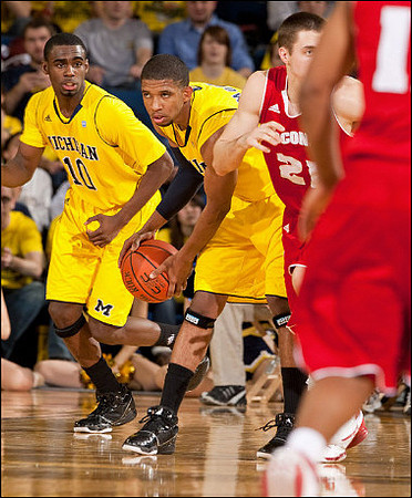 Tim Hardaway Jr. (10) and Darius Morris (4)