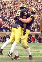Jon Jansen (77) and Anthony Thomas (32)