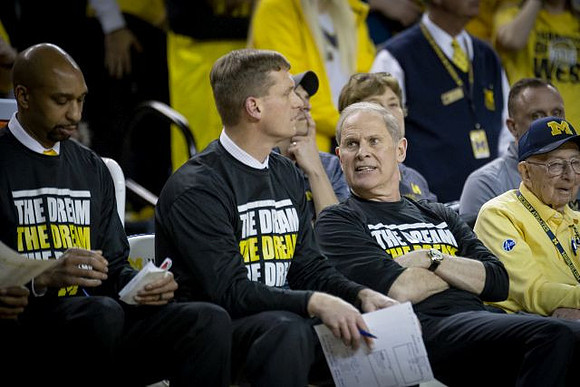 Saddi Washington, Luke Yaklich, and John Beilein