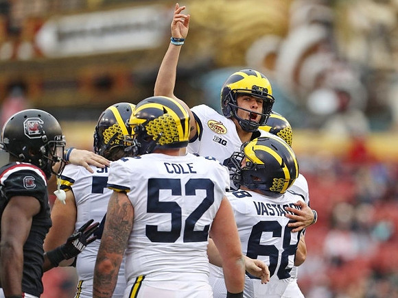 Stephen Spanellis (72), Mason Cole (52), Quinn Nordin (3), and Andrew Vastardis (68)