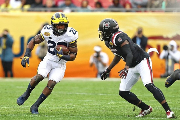 Karan Higdon (22)