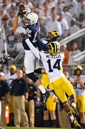 Josh Metellus (14) and Brandon Watson (28)