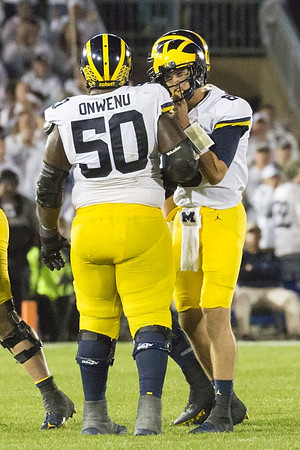 Michael Onwenu (50) and John O'Korn (8)