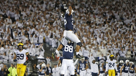 Noah Furbush (59) and Lavert Hill (24)