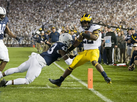Karan Higdon (22)