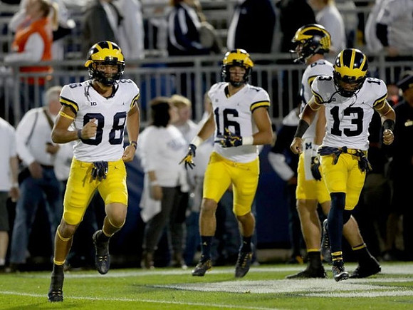 Grant Perry (88), Jack Wangler (16), Zach Gentry (83), and Eddie McDoom (13)