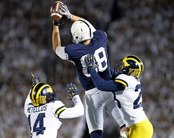 Josh Metellus (14) and Brandon Watson (28)