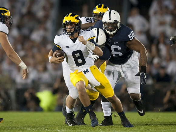 Michael Onwenu (50) and John O'Korn (8)