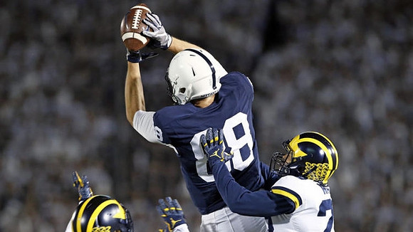Josh Metellus (14) and Brandon Watson (28)