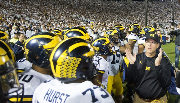 Jim Harbaugh and Michigan Team