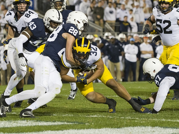 Ty Isaac (32) and Mason Cole (52)