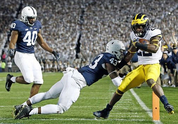 Karan Higdon (22)