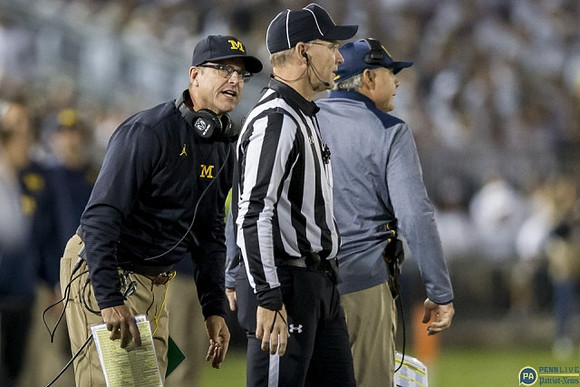 Jim Harbaugh and Don Brown