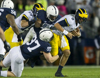 Henry Poggi (19) and John O'Korn (8)