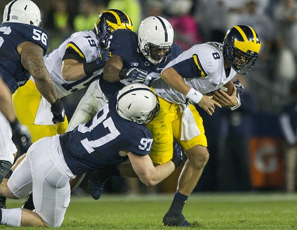 Henry Poggi (19) and John O'Korn (8)