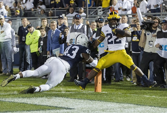 Karan Higdon (22)