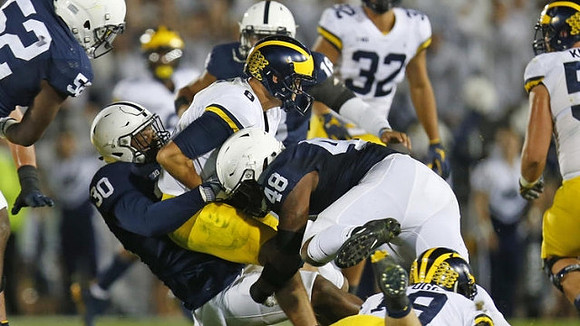John O'Korn (8), Henry Poggi (19), Ty Isaac (32), and Patrick Kugler (57)