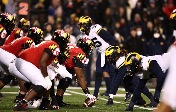 David Ojabo (55), Mike Morris (90), and Josh Ross (12)