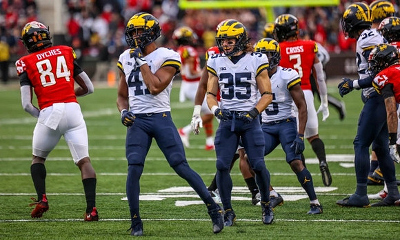 Nikhai Hill-Green (41), Caden Kolesar (35), DJ Turner (5), and Jaylen Harrell (32)