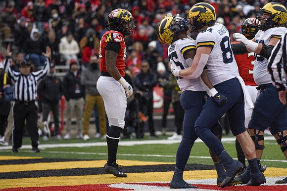 Hassan Haskins (25), Joel Honigford (84), and Andrew Vastardis (68)