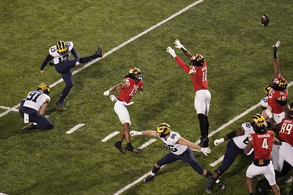 Jake Moody (13), Brad Robbins (91), Luke Schoonmaker (86), Trente Jones (80), and William Wagner (49)