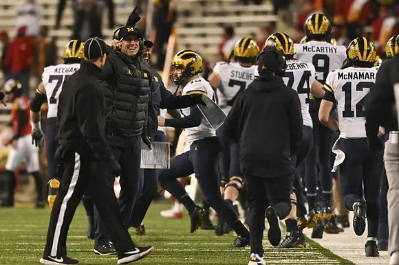 Jim Harbaugh and Michigan Team