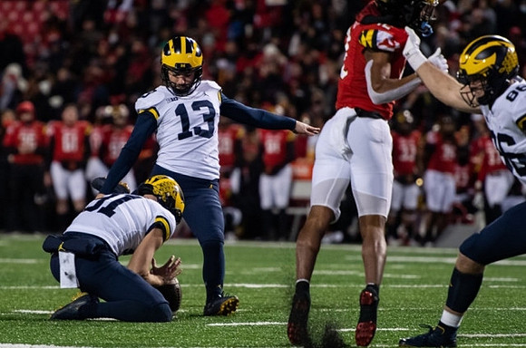 Brad Robbins (91), Jake Moody (13), and Luke Schoonmaker (86)