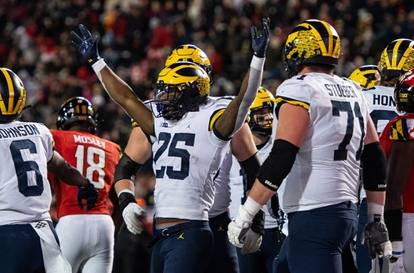 Cornelius Johnson (6), Hassan Haskins (25), Andrew Stueber (71), and Joel Honigford (84)