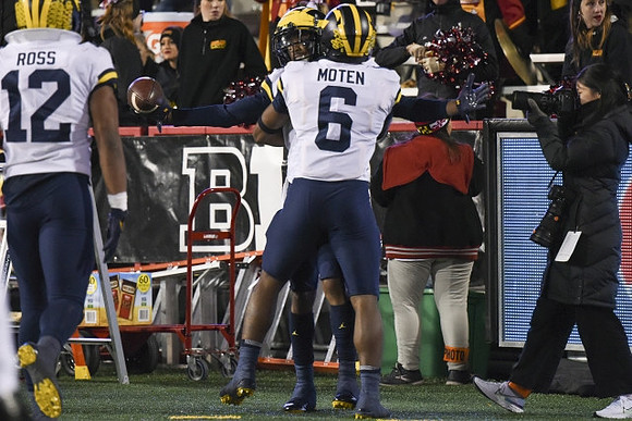 Josh Ross (12), DJ Turner (5), and R.J. Moten (6)