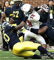 Tim Jamison, LaMarr Woodley, and Terrance Taylor