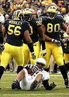 Tim Jamison, LaMarr Woodley, and Terrance Taylor
