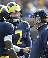 Lloyd Carr and Chad Henne