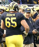 Justin Boren and Lloyd Carr