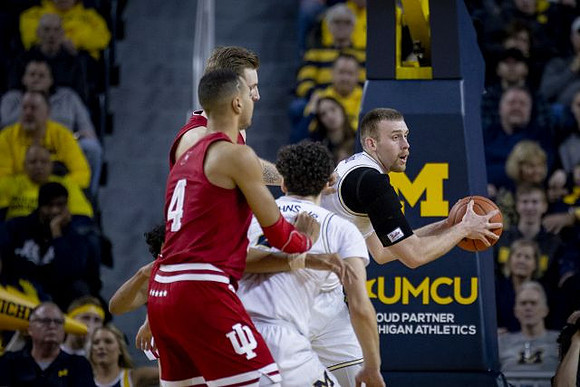 Brandon Johns Jr. (23) and Austin Davis (51)