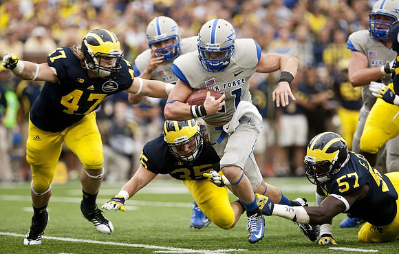 Jake Ryan (47), Joe Bolden (35), and Frank Clark (57)