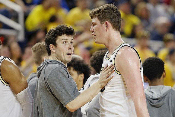 C.J. Baird (24) and Jon Teske (15)
