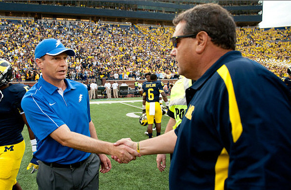 Troy Calhoun, Brady Hoke, and Raymon Taylor (6)