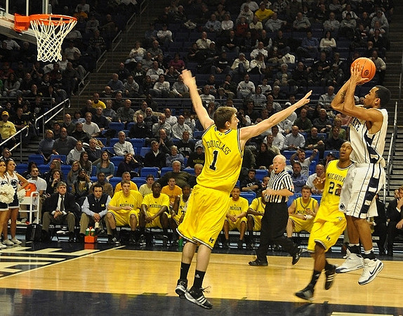 Stu Douglass (1) and Jevohn Shepherd (22)
