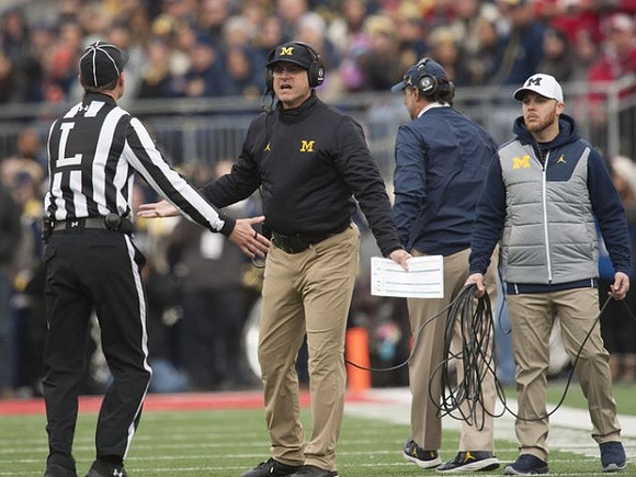Jim Harbaugh and Michael Zordich