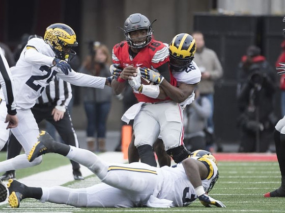 Dymonte Thomas (25), Taco Charlton (33), and Jourdan Lewis (26)