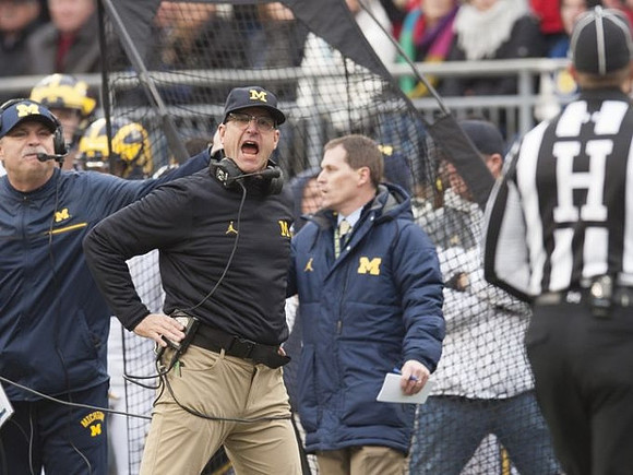 Don Brown and Jim Harbaugh