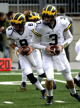 John O'Korn (8) and Wilton Speight (3)