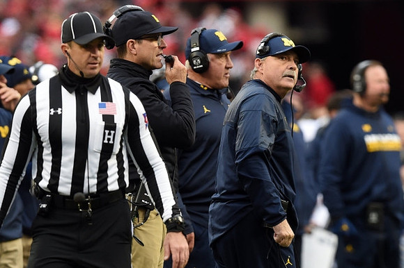 Jim Harbaugh, Greg Mattison, and Don Brown