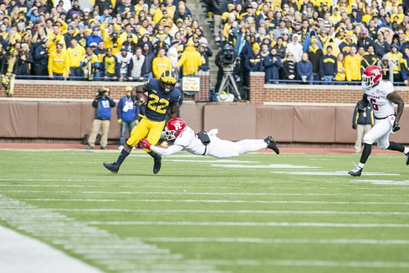 Karan Higdon (22)