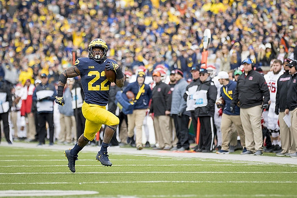 Karan Higdon (22)